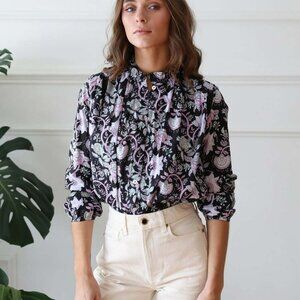 Mille Francesca Top in Tropical Night